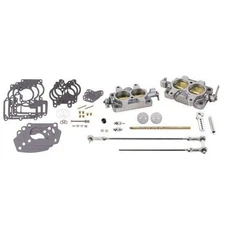 Speedway Motors Tri-Power Junkyard 2bbl Rochester Carb Conversion Kit w/ Linkage