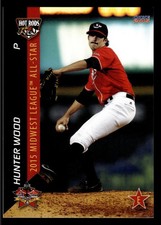 Hunter Wood 2015 Choice Midwest League All-Stars #40 Bowling Green Hot Rods