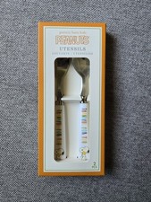 Pottery Barn Kids PEANUTS Snoopy Fall Thanksgiving Utensils Fork Spoon Set