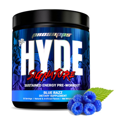 ProSupps Mr. Hyde Signature Pre-Workout Powder Blue Razz 14.7 oz