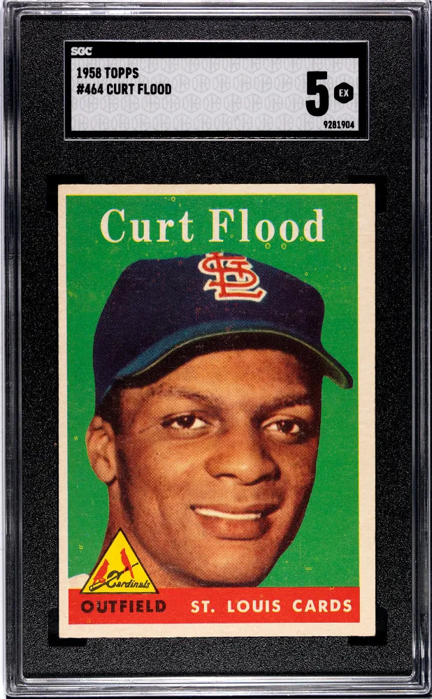 1958 Topps Curt Flood #464 SGC 5