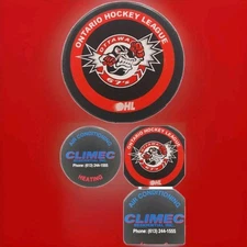 OTTAWA 67'S OFFICIAL SPONSORED CLIMEC HOCKEY PUCK VICEROY MFG. MADE IN 🇨🇦