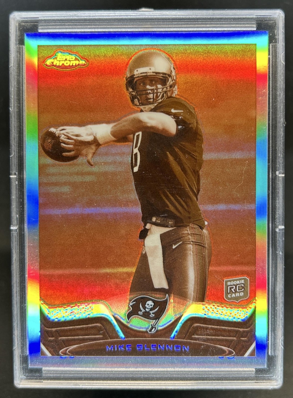 Mike Glennon Topps Chrome #218 Sepia Refractor