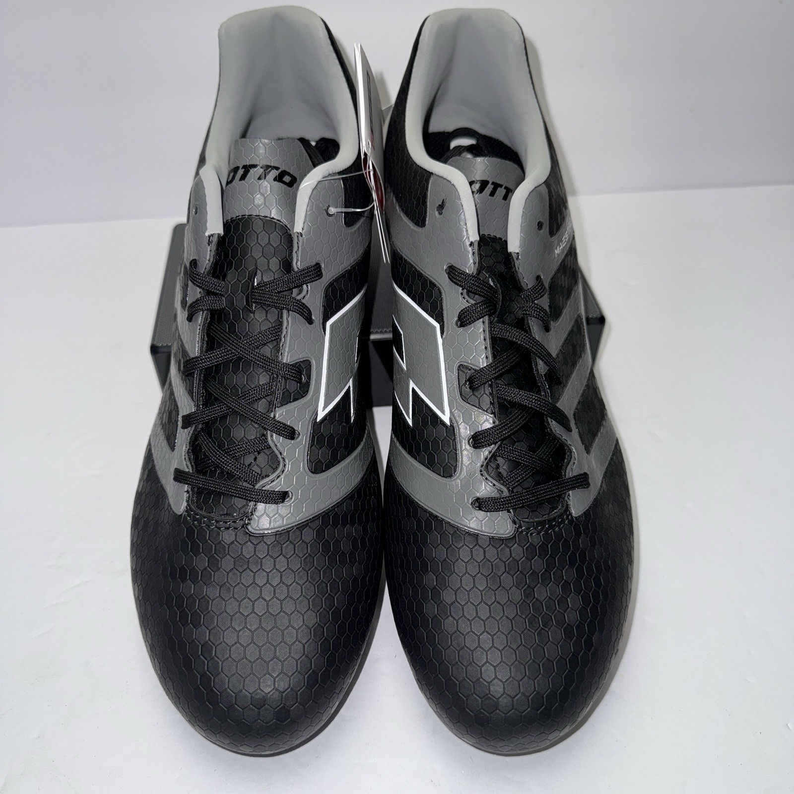 LOTTO M50 MAESTRO 700 IV FG tacchetti calcio neri UOMO 10 5 donna 12 214594 1H8