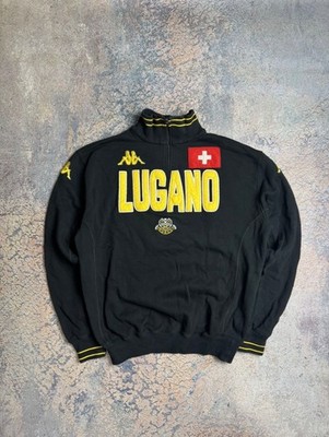 Vintage Kappa Lugano Ice Hockey Track Sweatshirt Jacket Mens Big Logo Size XXL