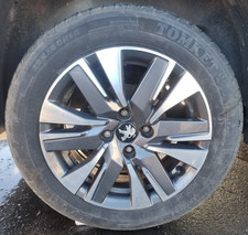 Peugeot 2008 Mk1 Facelift 2017-2019 16" Diamond Cut Alloy Wheel Grey