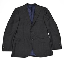 SuitSupply Lazio Vitale Barberis Canonico Super 110's Grey Jacket Coat 42 Slim