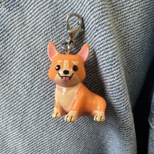 Corgi Key Fob Coin Purse Dog Mom Purse Charm Puppy Pet Key Chain