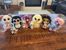 Lot of 11 TY Beanie Boos Plush w/ Tags Unicorn Penguin Owl Bunny Mixed Lot. Lot8