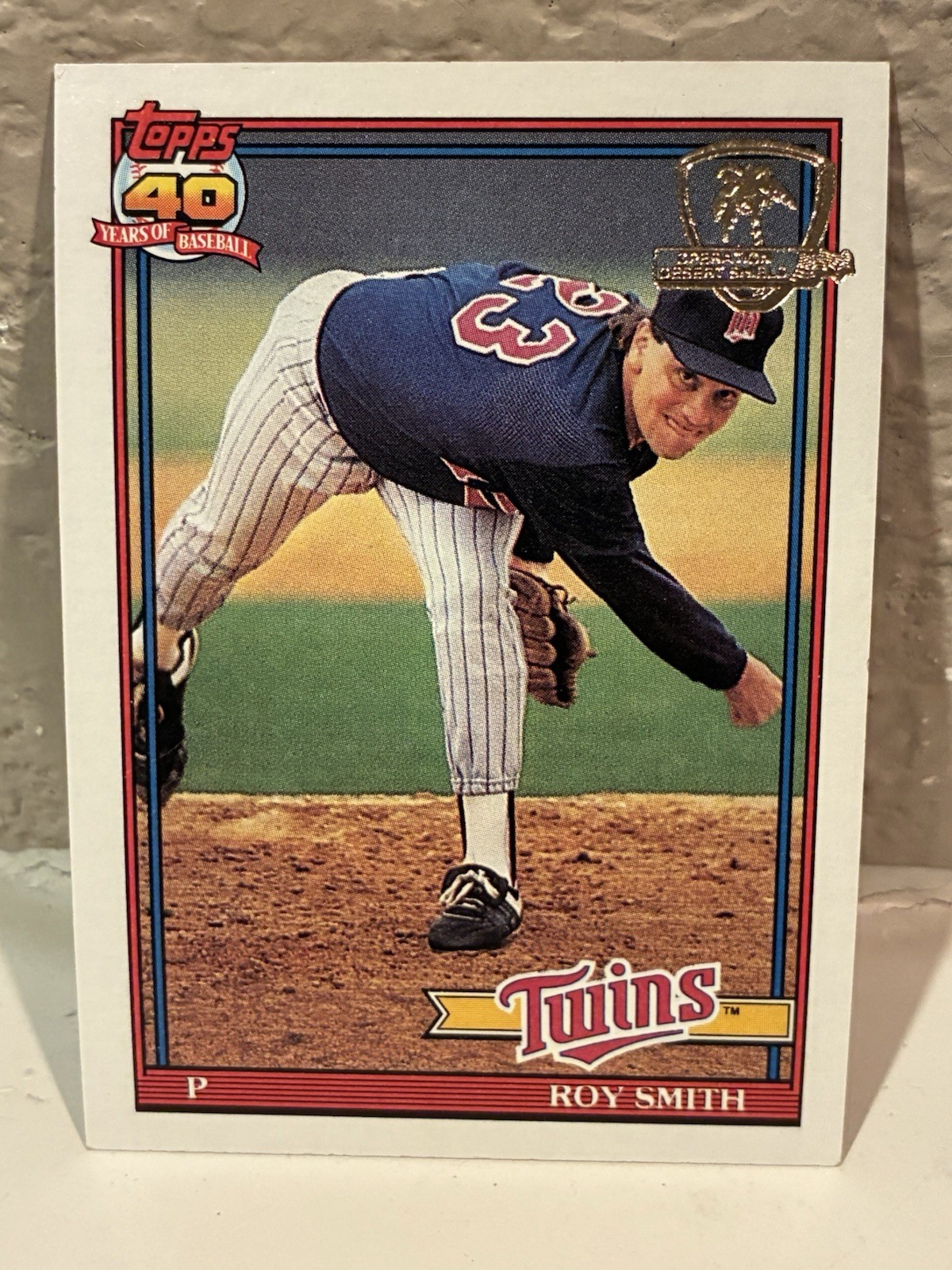 1991 Topps Operation Desert Shield #503 Roy Smith Minnesota Twins EXMT D