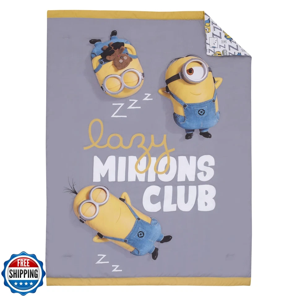 Клуб ленивых миньонов Illimuniation серый, синий, желтый и белый Let Me Sleep 4 - Изображение 3 из 4