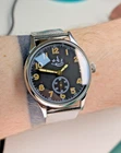 Vintage Watch USSR Pobeda Military Mechanical Watch 1 MChZ Kirova 16J Bracelet