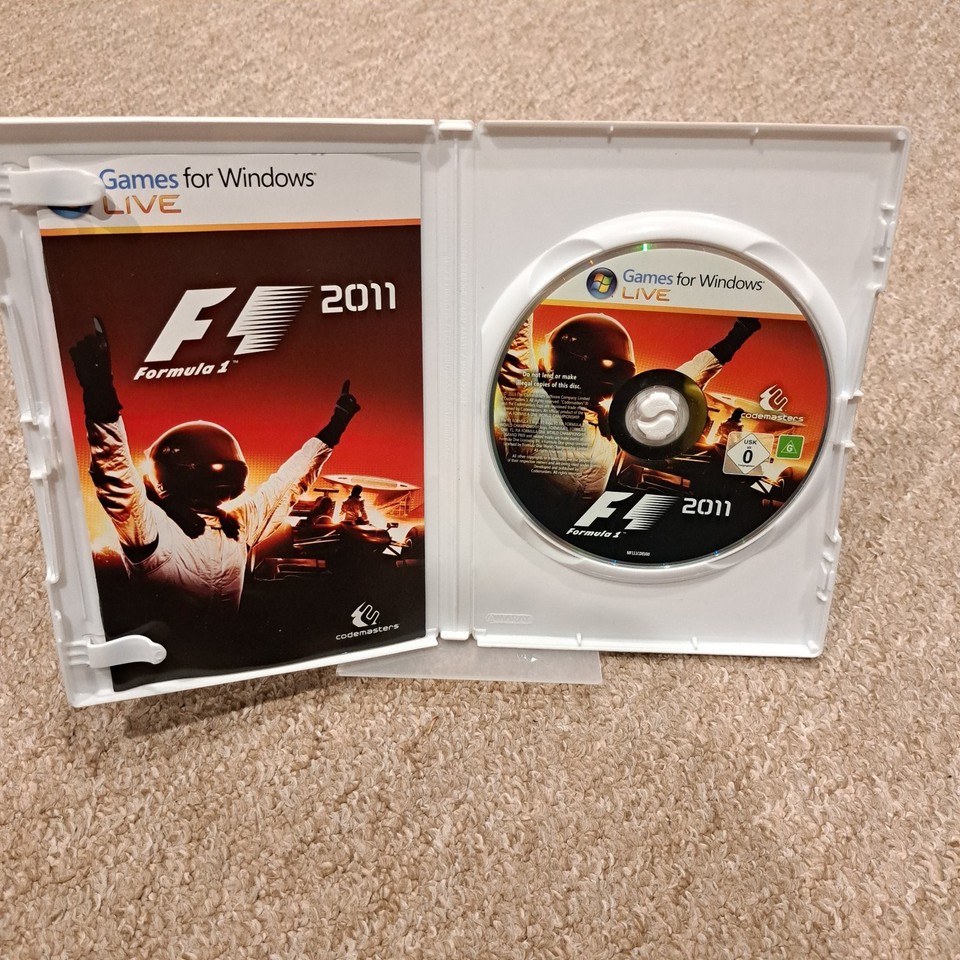 F1 2011 PC DVD Video Game Formula 1 Racing Sim Multiplayer | eBay
