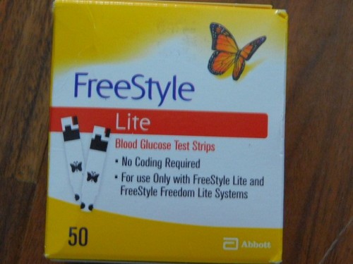 Freestyle Lite Blutzucker Diabetiker Teststreifen 50 Stück Ablaufdatum 01/2027