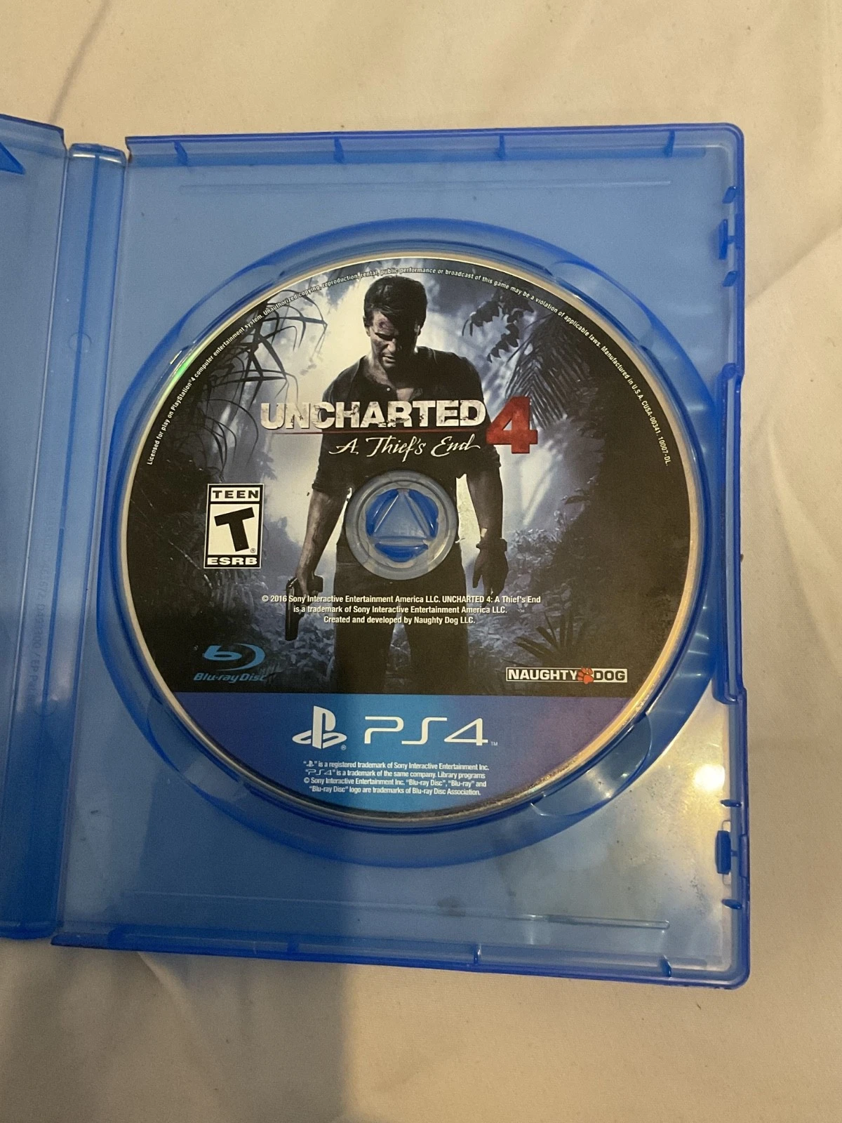 Uncharted 4: A Thief's End Disc Only