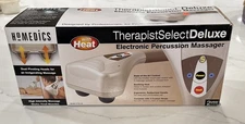 Homedics Therapist Select Deluxe Electronic Percussion Massager Heat TESTED PA3H