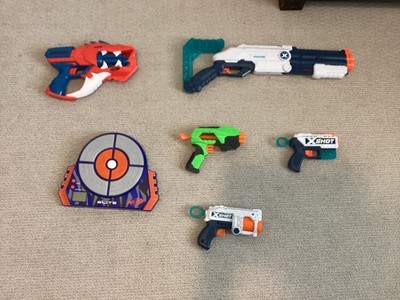Foam dart gun bundle for all ages soft dart indoor and outside e-target included