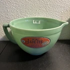 Vintage Fire King Batter Bowl 2000 Jadeite Green 2.5qt Original Sticker Jade-ite