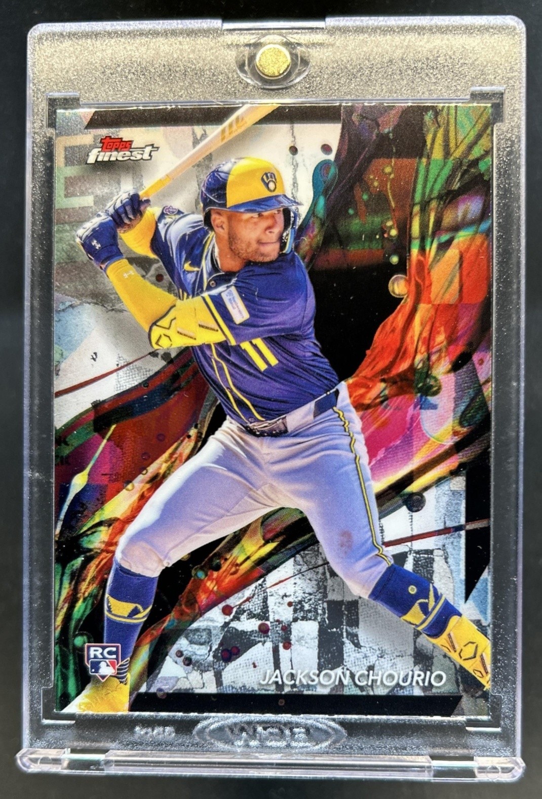 2024 Topps Finest Jackson Chourio RC Rookie #11 Brewers