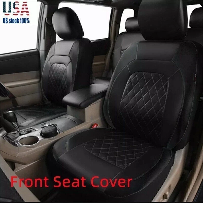 Black Seat Cover PU Leather For Ford Falcon FG R6 XR6 XR8 2008-2014 Foto 3 de 4