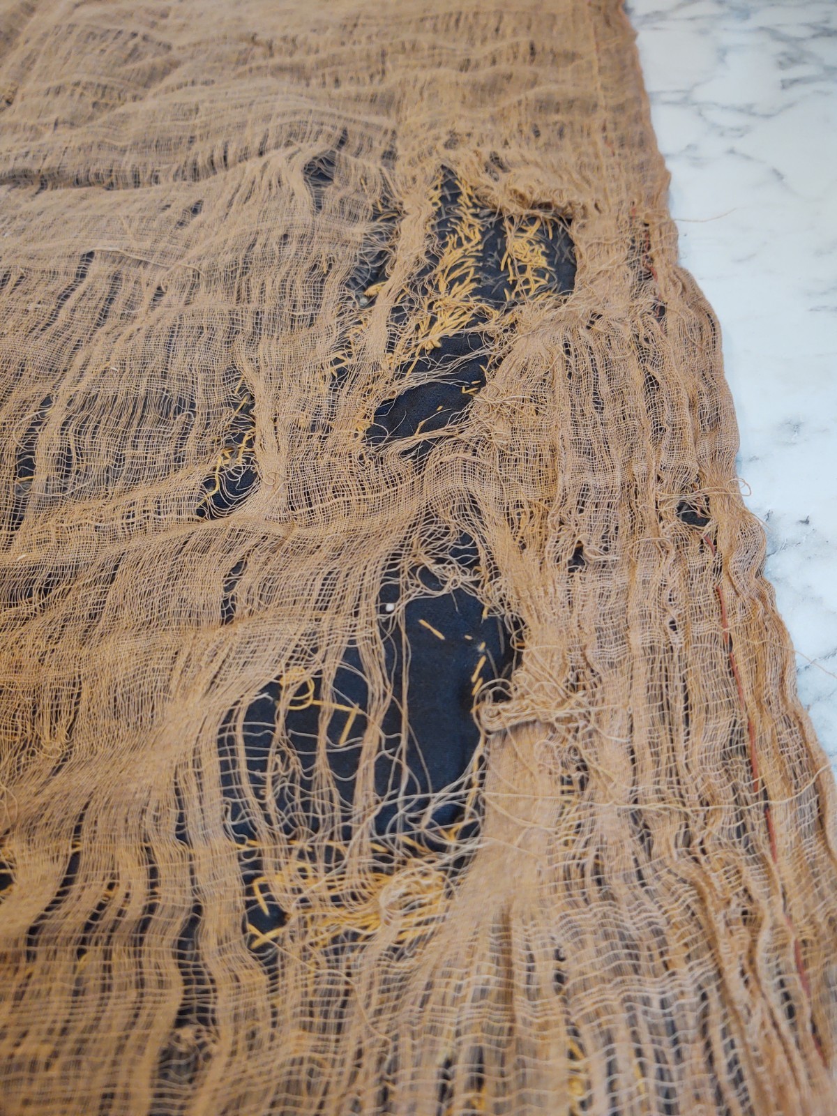 Sequin PEACOCKS Burmese KALAGA Hand-Embroidery Tapestry Wall Hanging 35 x 26 In