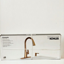 Kohler Anessia R33444-SD-2MB Pull-Down Kitchen Faucet Brushed Brass Finish