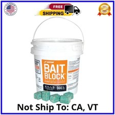 144 Count Rodenticide Blocks - Diphacinone Formula for Instant Rodent Control