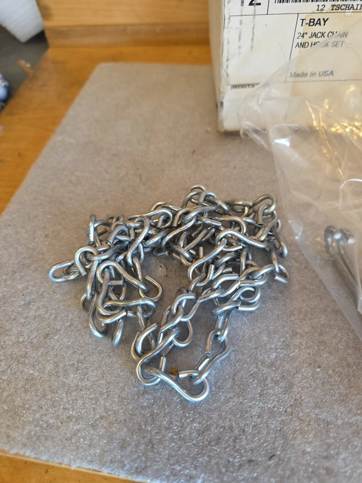 Stonco TSCHAIN T-Bay 24" Jack Chain & Hook Set ‐ QTY 12 - Image 3 of 4