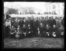Photo:Washington D.C. White House Herbert Hoover Group 1931 Portrait