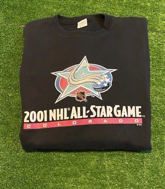 Sweat à Capuche CCM Colorado Avalanche – Homme Taille L, Gris Hockey NHL