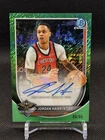 2025 Bowman Chrome Green Shimmer Auto Jordan Hawkins /99