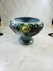 Vintage Roseville Pottery Rozane Blue Vase /Planter  READ