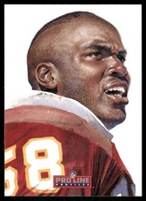 1992 Pro Line Profiles #5 Derrick Thomas Kansas City Chiefs football card