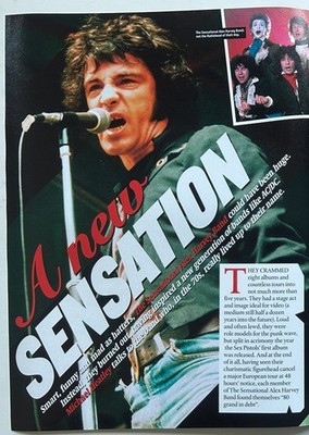THE SENSATIONAL ALEX HARVEY BAND - Full page magazine poster SAHB S.A.H.B.