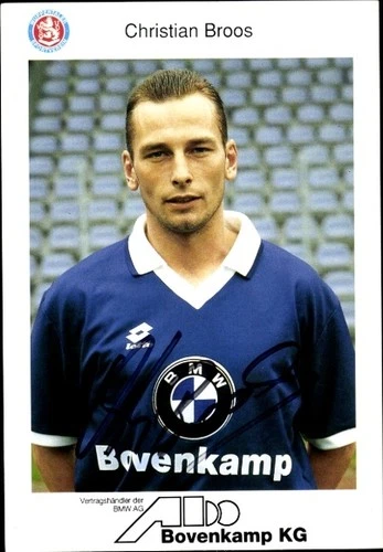 Autograph card footballer Christian Broos, SV Wuppertal, autograph - 11523024