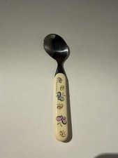 Vintage Warner Bros 1997 Butterfly Stainless Steel Baby Toddler Spoon