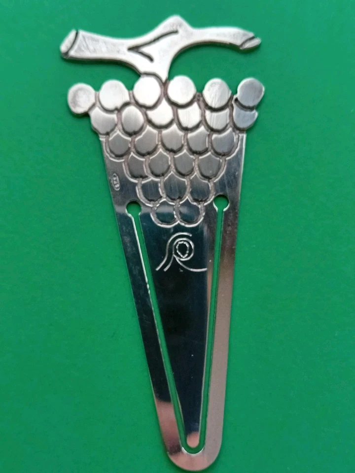Segnalibro In Argento 950 Grappolo D'uva - Immagine 3 di 3