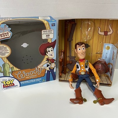 !DEFEKT! Woody Deutsch Thinkway Toys Toy Story Collection White Logo