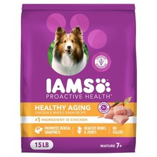 Chicken And Whole Grains Recipe Dry Dog Food, 15 Lb Bag - SALLE