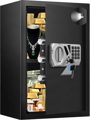 Fireproof 2.2 Cu Ft Safe Box with Digital Keypad & Removable Shelf