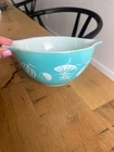 Pyrex Hot Air Balloons Dip Mixing Bowl  Turquoise small