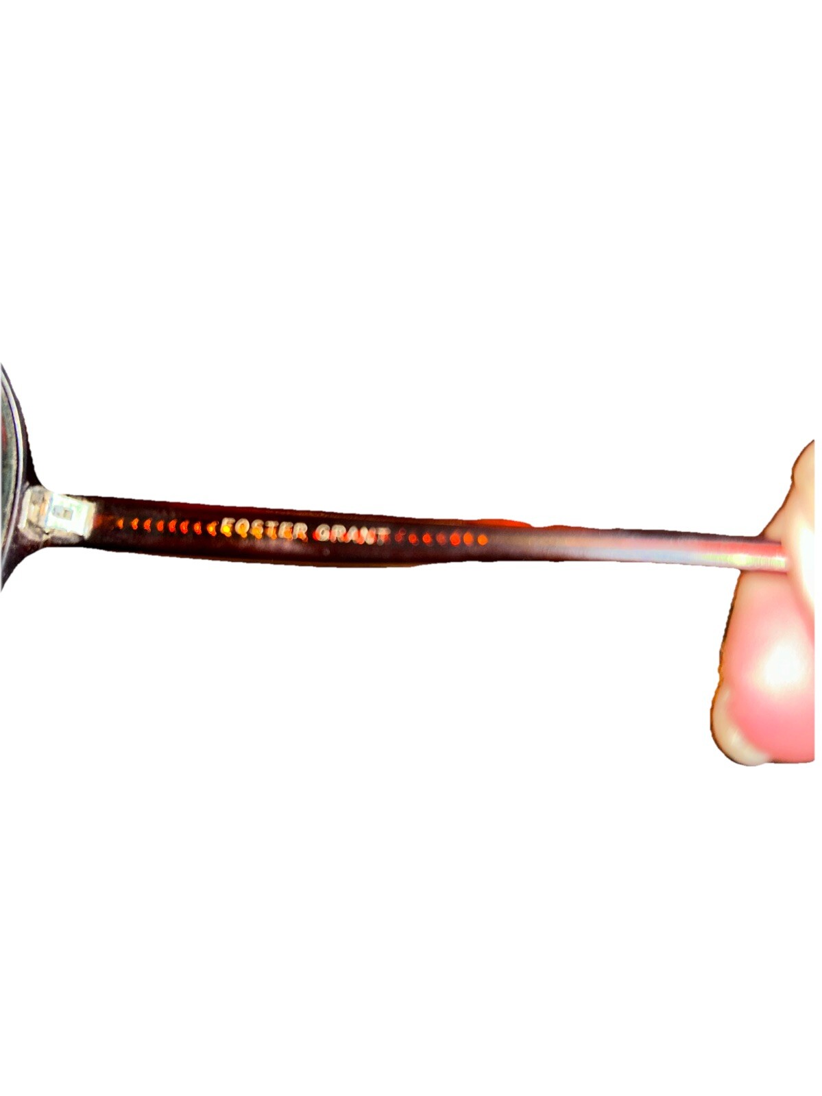 Foster Grant Aviator Tortoiseshell Sunglasses Wit… - image 4