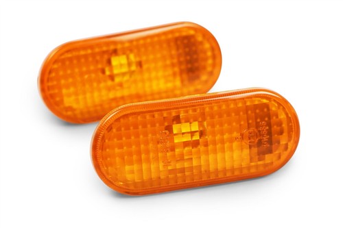 VW Golf MK4 Side Indicators Set 97-04 Orange Repeaters Pair Driver Passenger - Picture 12 of 12