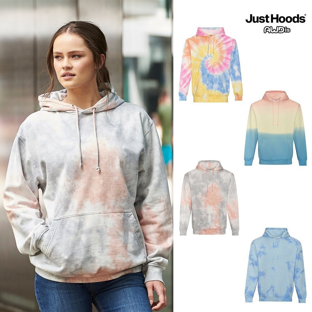 AWDis Just Hoods Atar Teñir Sudadera JH022 - Unisexo Pull-Over Camisa