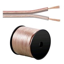 Oem Cavo Audio per diffusori acustici Trasparente 0,75 mm² matassa 100mt