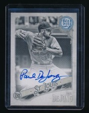 PAUL DEJONG 2018 TOPPS GYPSY QUEEN AUTOGRAPH BLACK AND WHITE AUTO 37/50