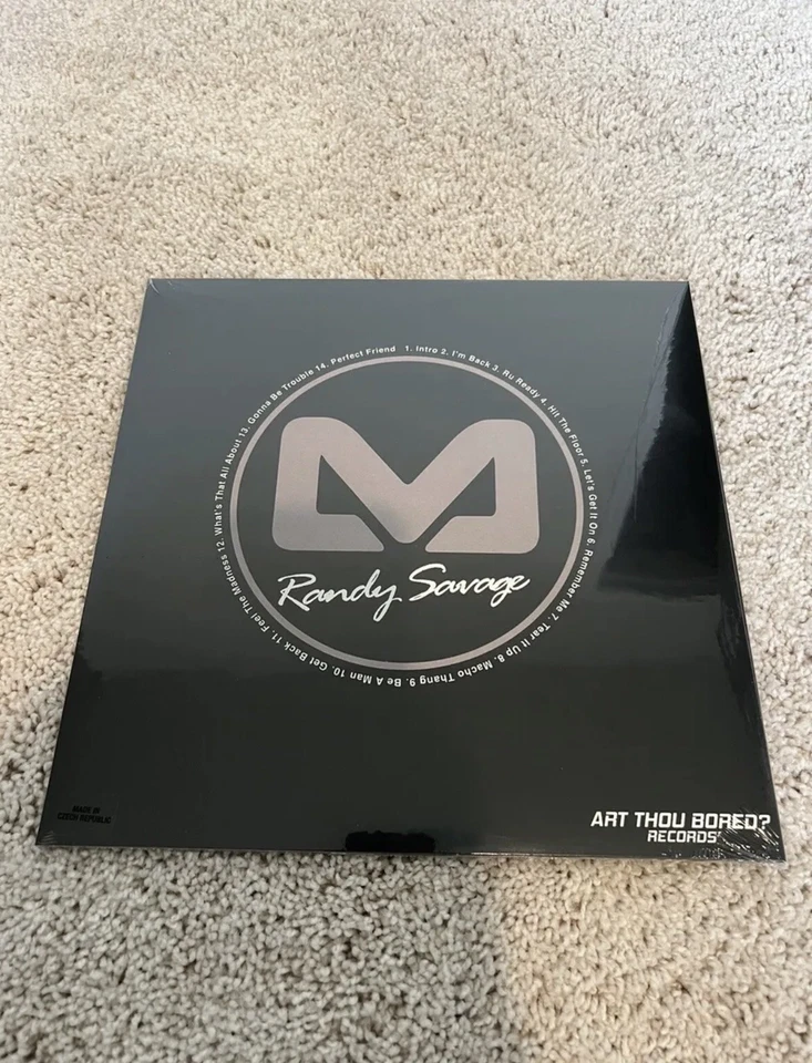 Macho Man Randy Savage ‎– Be A Man Cream Of The Crop Colored Vinyl NEW IN HAND Foto 3 de 4