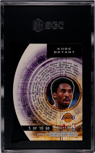 **READ** 2000-01 Fleer E-X Gravity Denied Kobe Bryant SGC 8 - Picture 2 of 5