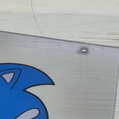 Sonic SEGA NEW UFO Catcher Machine Panel Acrylic used vintage JP