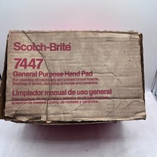 Scotch Brite open box lot of 9 general purpose hand pads 7447 very fine 6 x 9